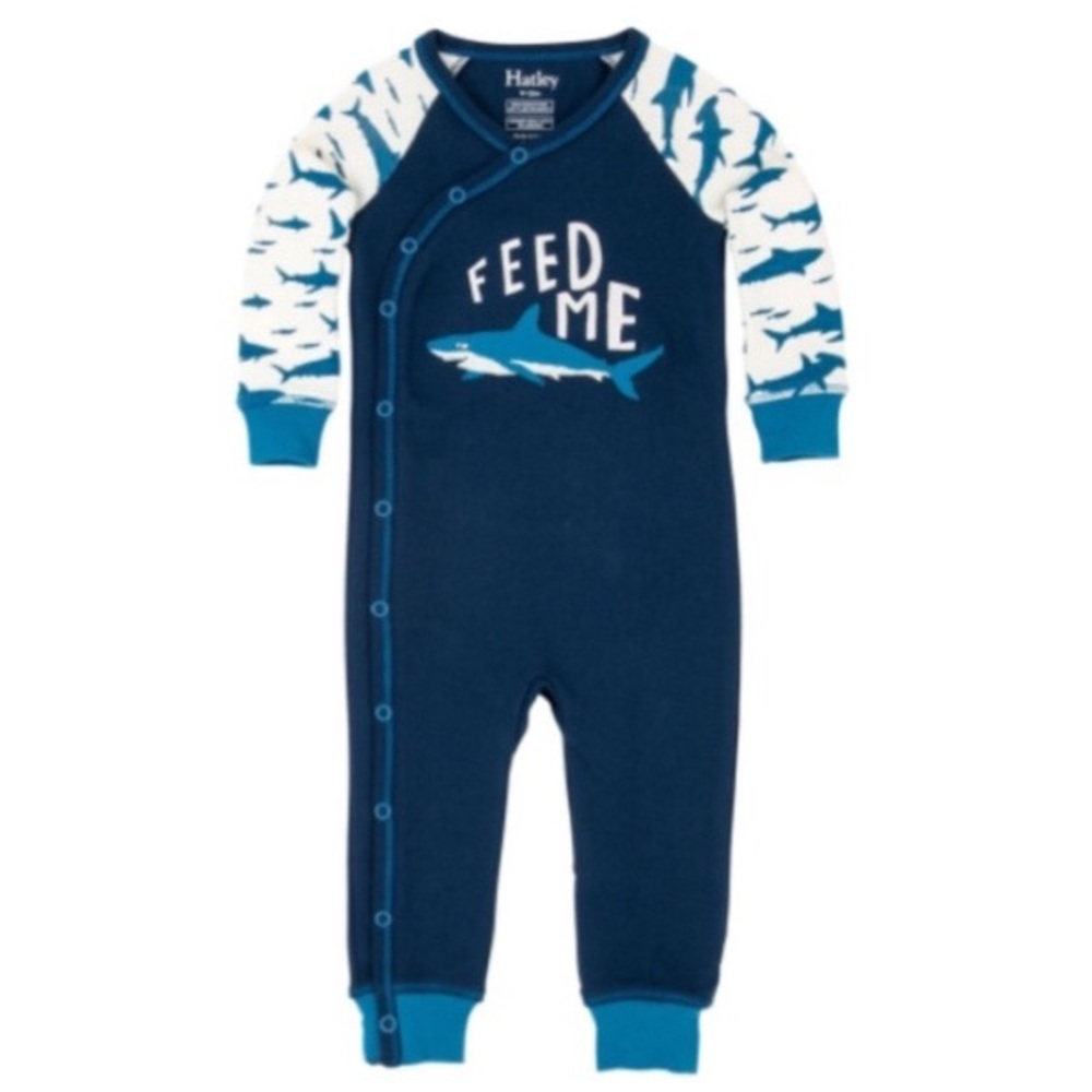 👶🏻Hatley 12 mo “feed me” pajamas worn once